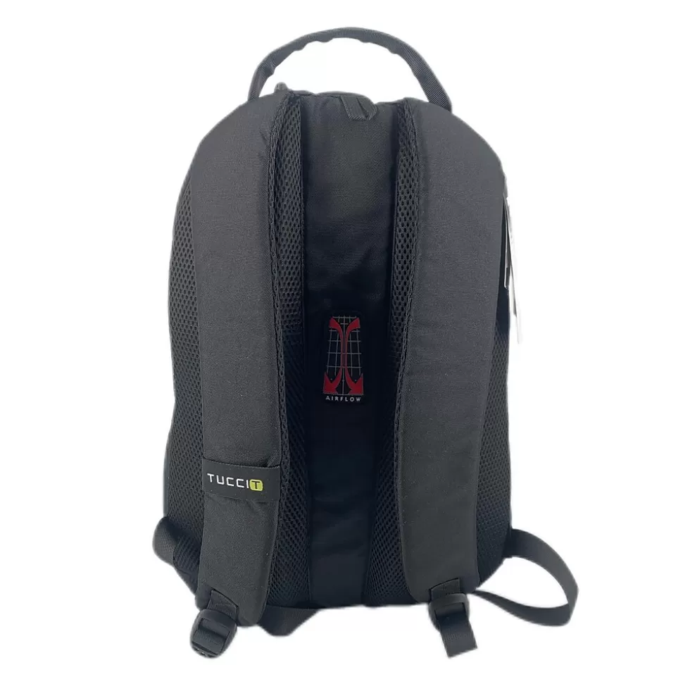 TUCCI URBAN SPORT Laptop Backpack, Medium, Black (T0562) Shop