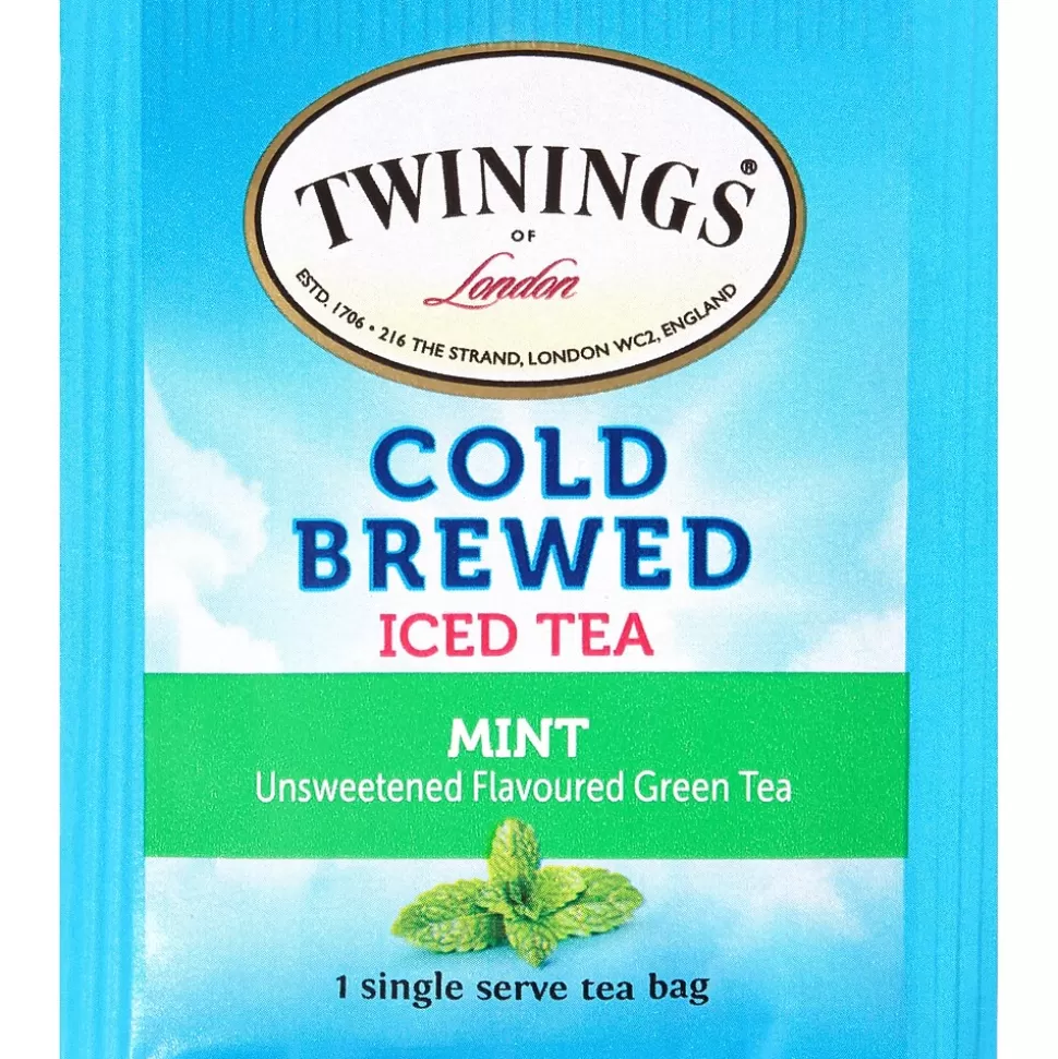 Twinings Cold Brewed Mint Tea Bags, 20/Box (F07413) New