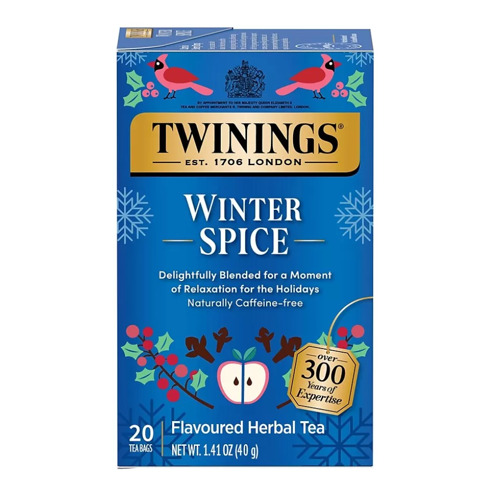 Twinings Decaf Winter Spice Herbal Tea Bags, 20/Box (F07058) Discount