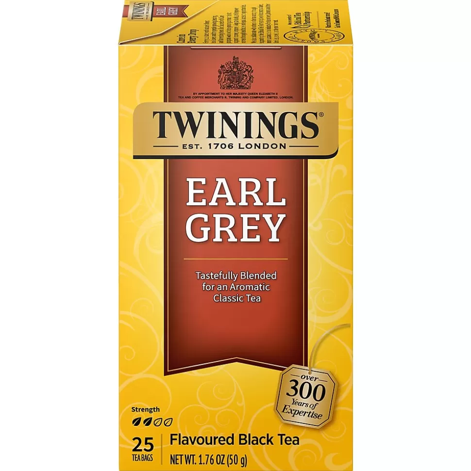 Twinings Earl Grey Tea Bags, 25/Box (TNA51728) Sale