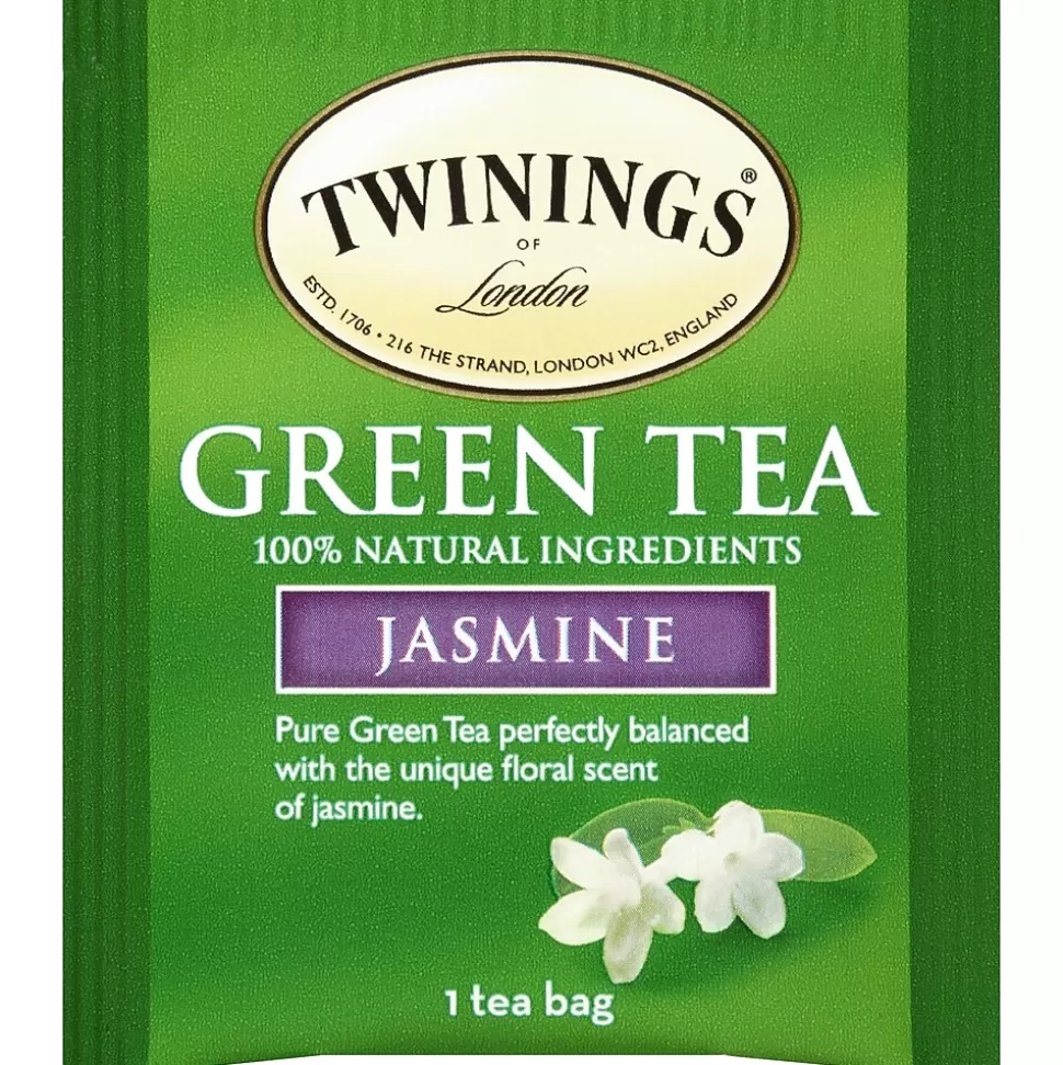 Twinings Green with Jasmine Tea Bags, 25/Box (TNA51800) Cheap