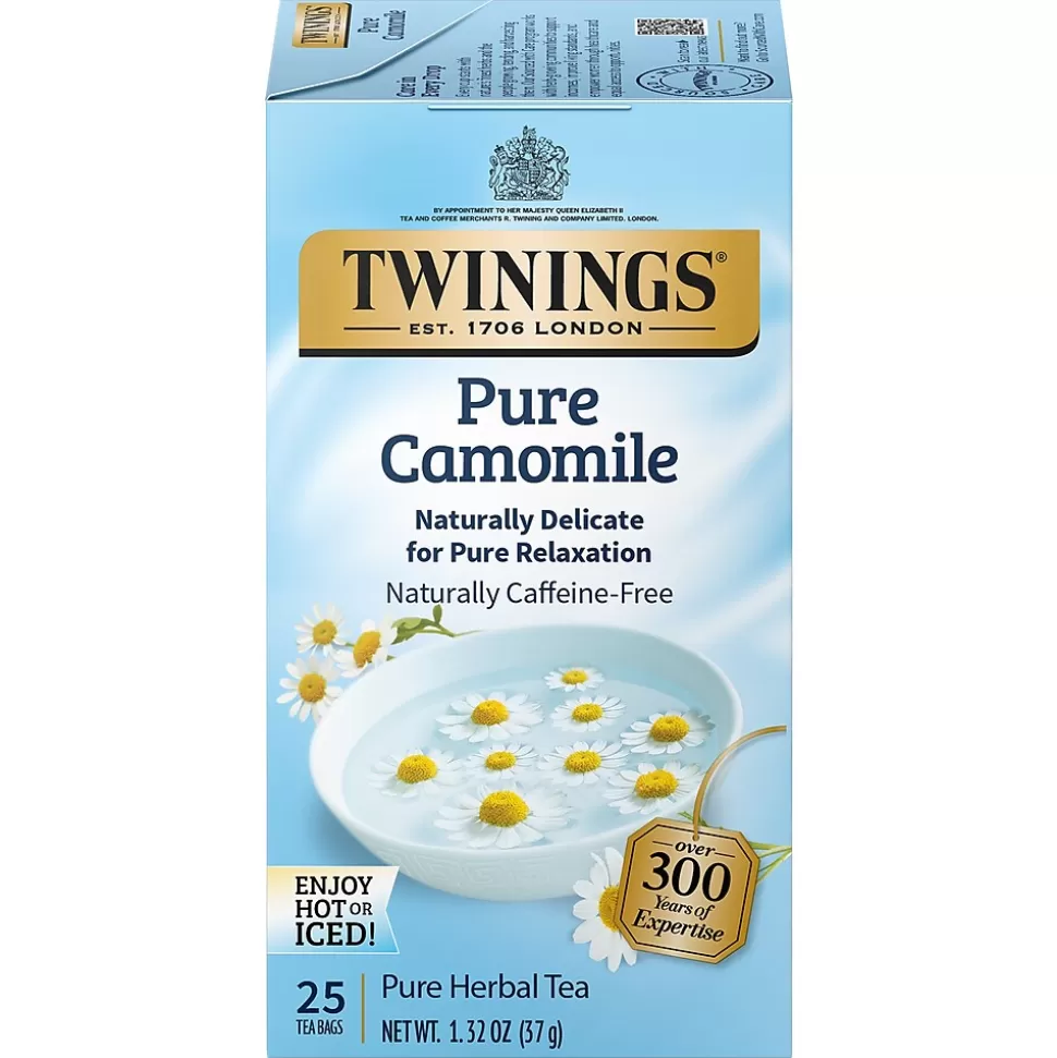 Twinings Pure Camomile Herbal Tea Bags, 25/Box (TNA85142) Flash Sale