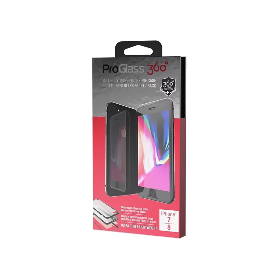 Tzumi ProGlass Transparent/Black Case for iPhone 7/8 (6595ST) Best
