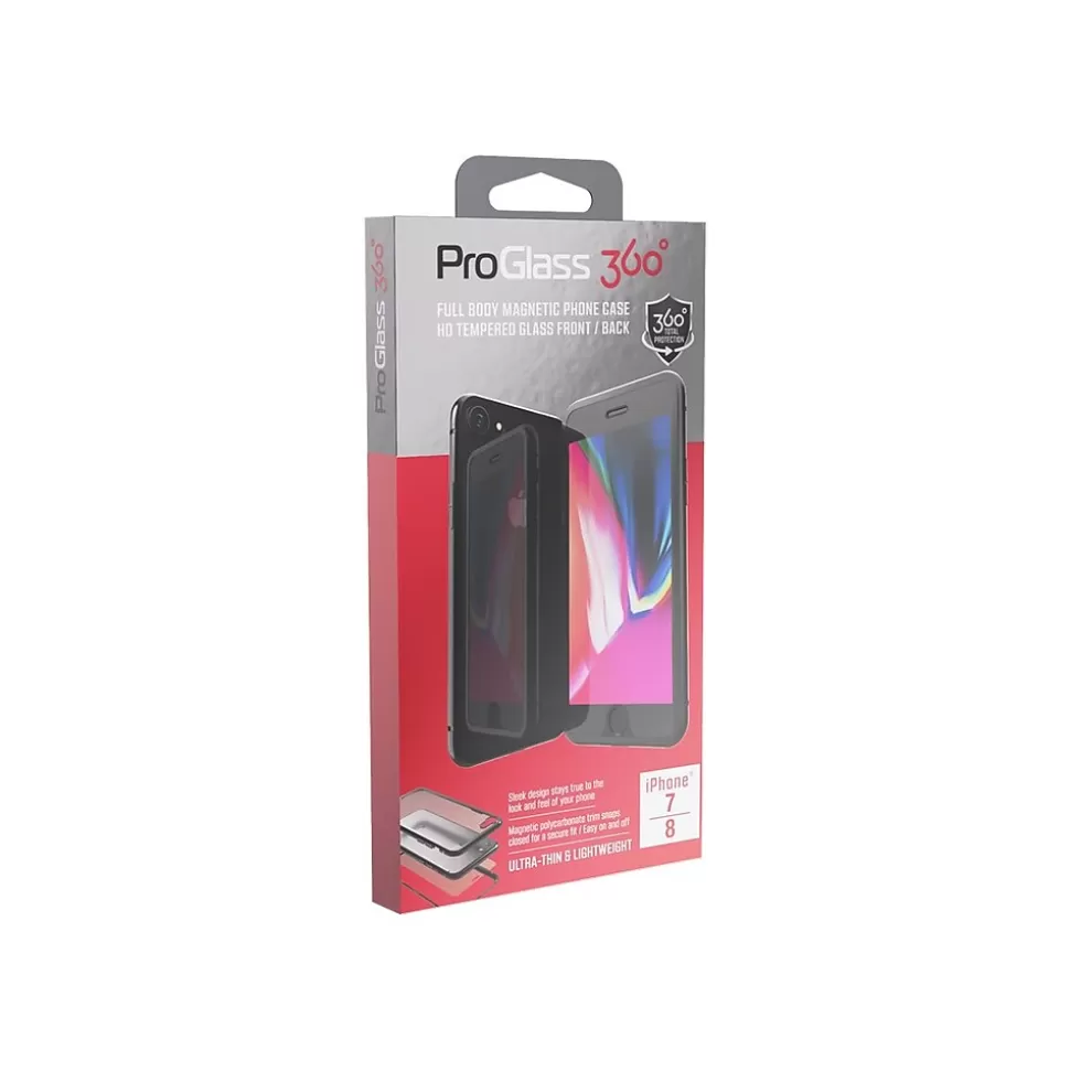 Tzumi ProGlass Transparent/Black Case for iPhone 7/8 (6595ST) Best