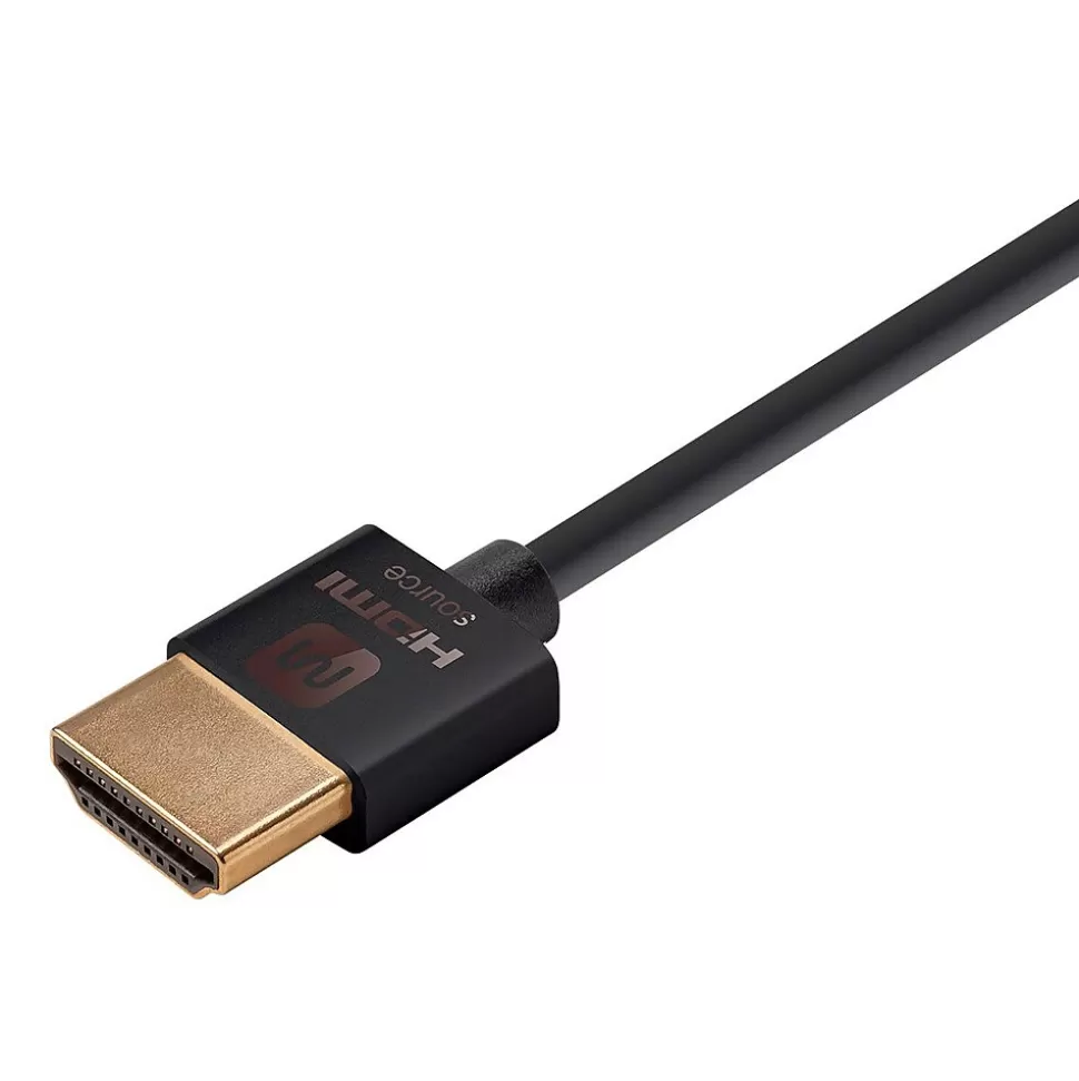 Monoprice Ultra Slim Active High Speed HDMI® Cable, 18Gbps, 15ft Black Cheap