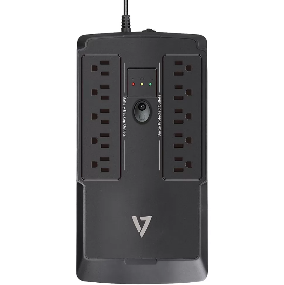 V7 ® UPS1DT550-1N 10 Outlets 632 J 550 VA/330 W Desktop UPS, 6' Shop