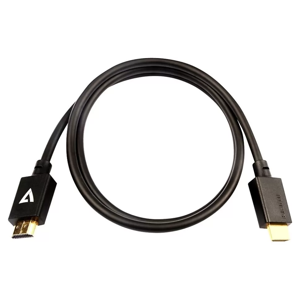 V7 HDMIPRO-1M-BLK 3.3' HDMI Audio/Video Cable, Black Best