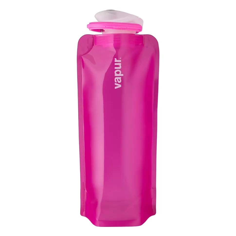 Vapur Anti-Bottle Collapsible Wide Mouth Water Bottle, 23 oz., Magenta (30050) Best