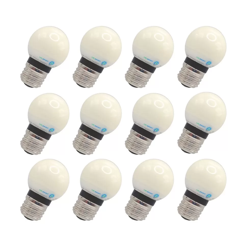 Viribright 2-Watt Cool White LED Bulb, Dozen (74565-12) New