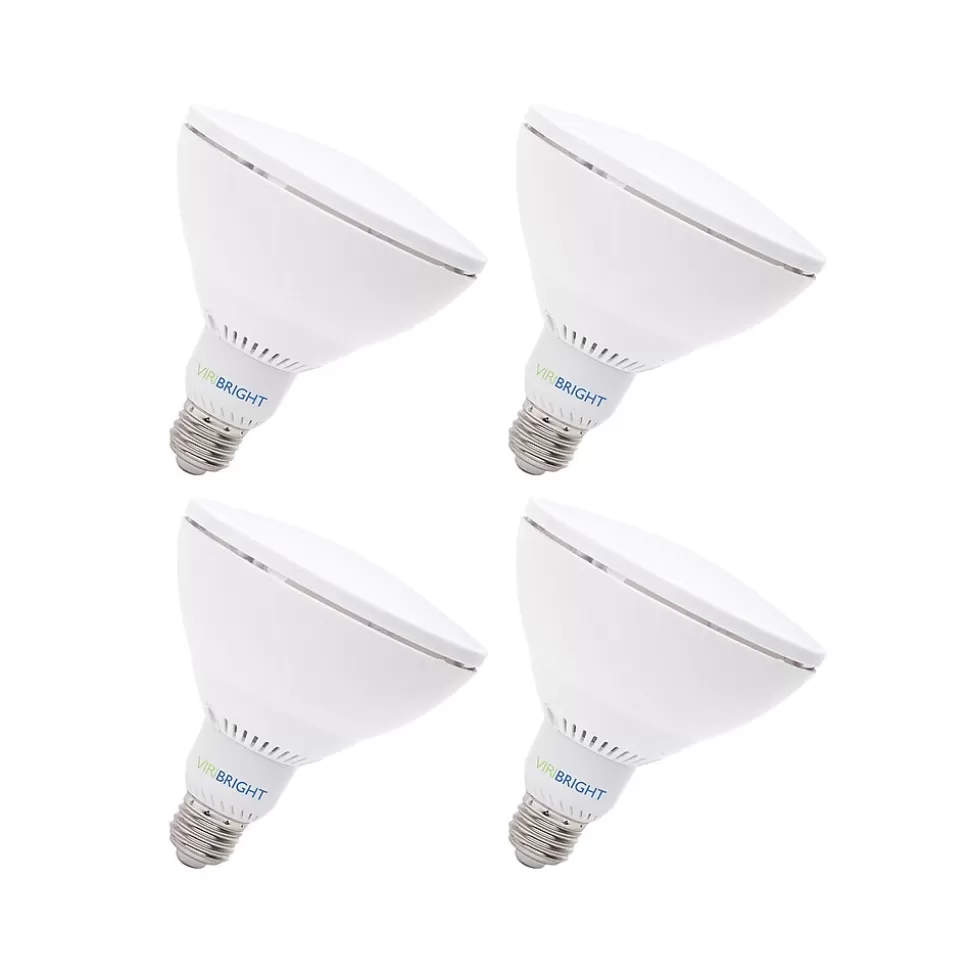 Viribright 8-Watt Cool White LED Floodlight Bulb, 4/Box (750333-4) Sale