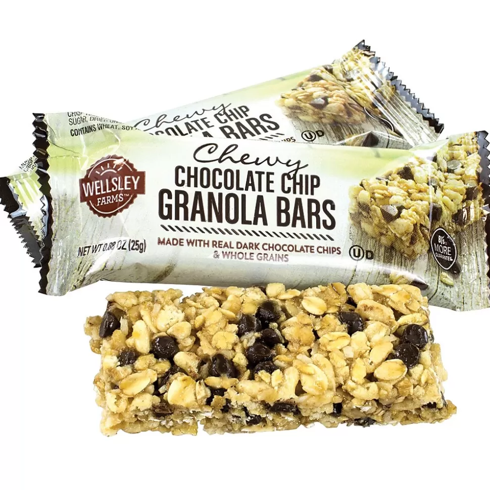 Wellsley Farms Chewy Chocolate Granola Bar, 0.88 oz., 60 Bars/Box (220-00538) Shop