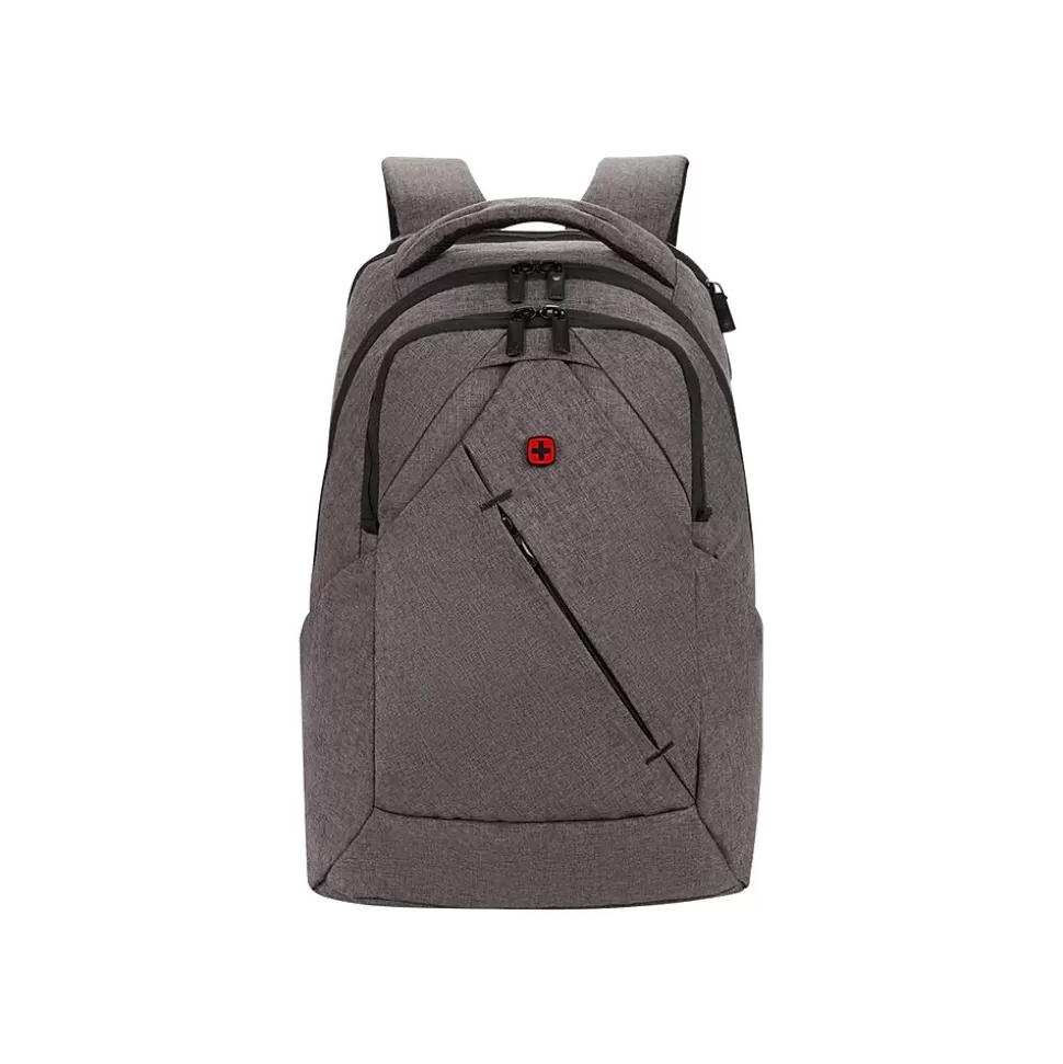 Wenger Laptop Backpack, Charcoal Heather Polyester (07613329059050) Best