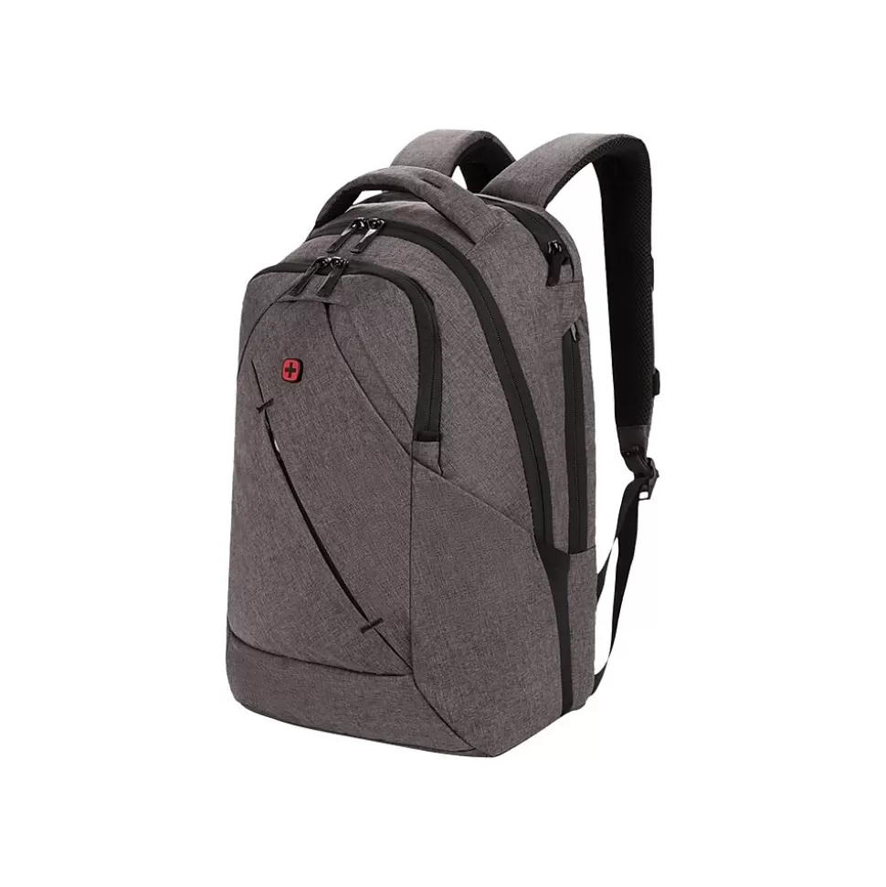 Wenger Laptop Backpack, Charcoal Heather Polyester (07613329059050) Best