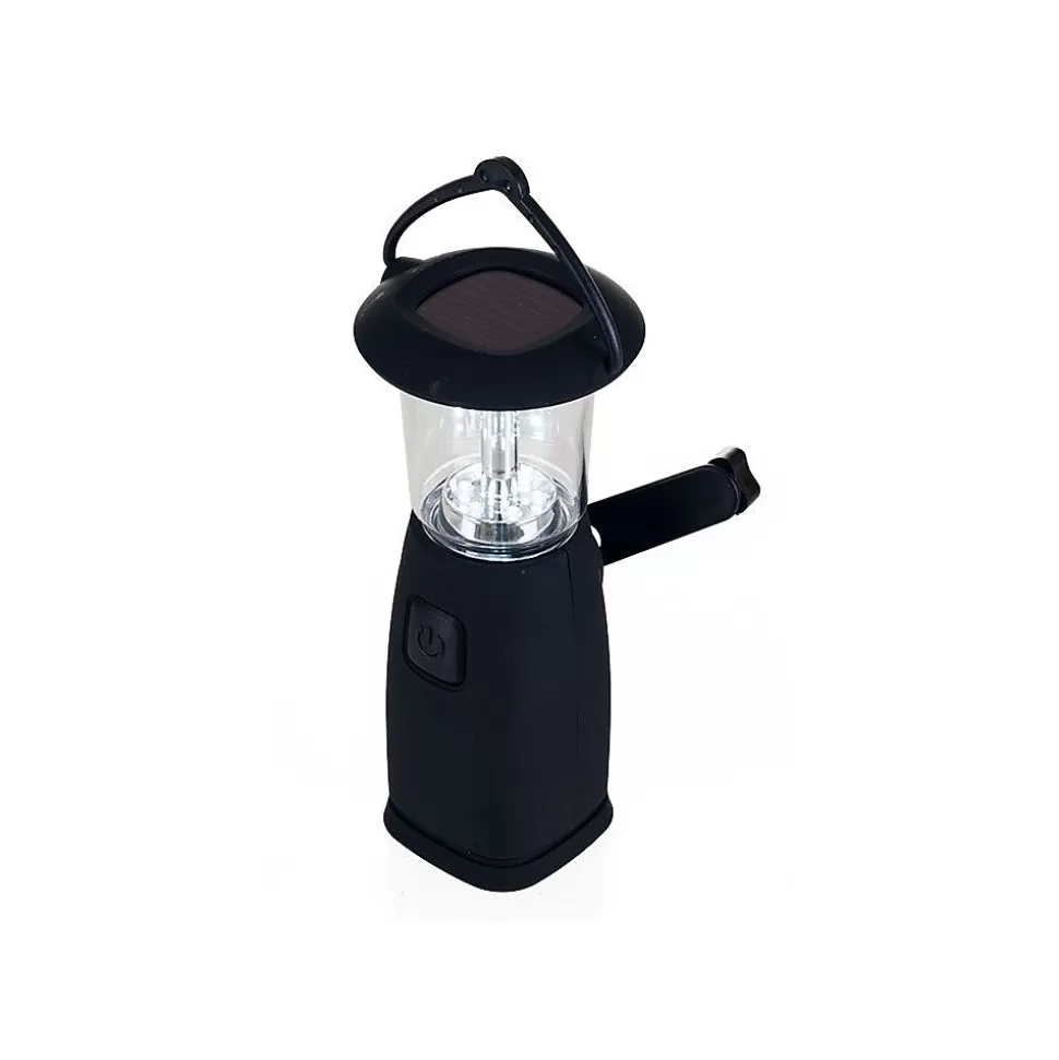 Whetstone ™ 6 LED Solar and Dynamo Powered Camping Lantern, Black Online