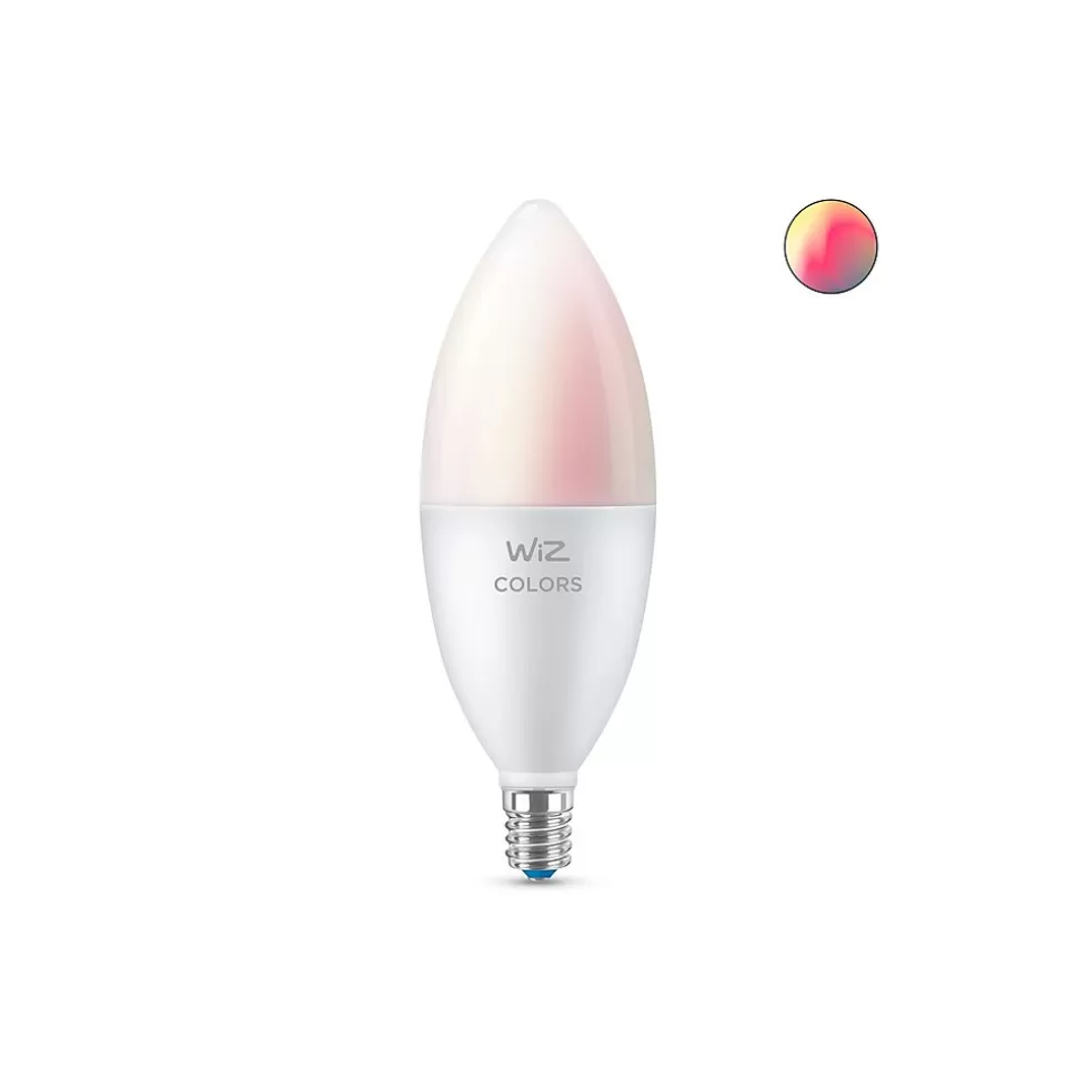 Philips WiZ 40W Equivalent E12 LED Smart Bulb, White (603522) Cheap