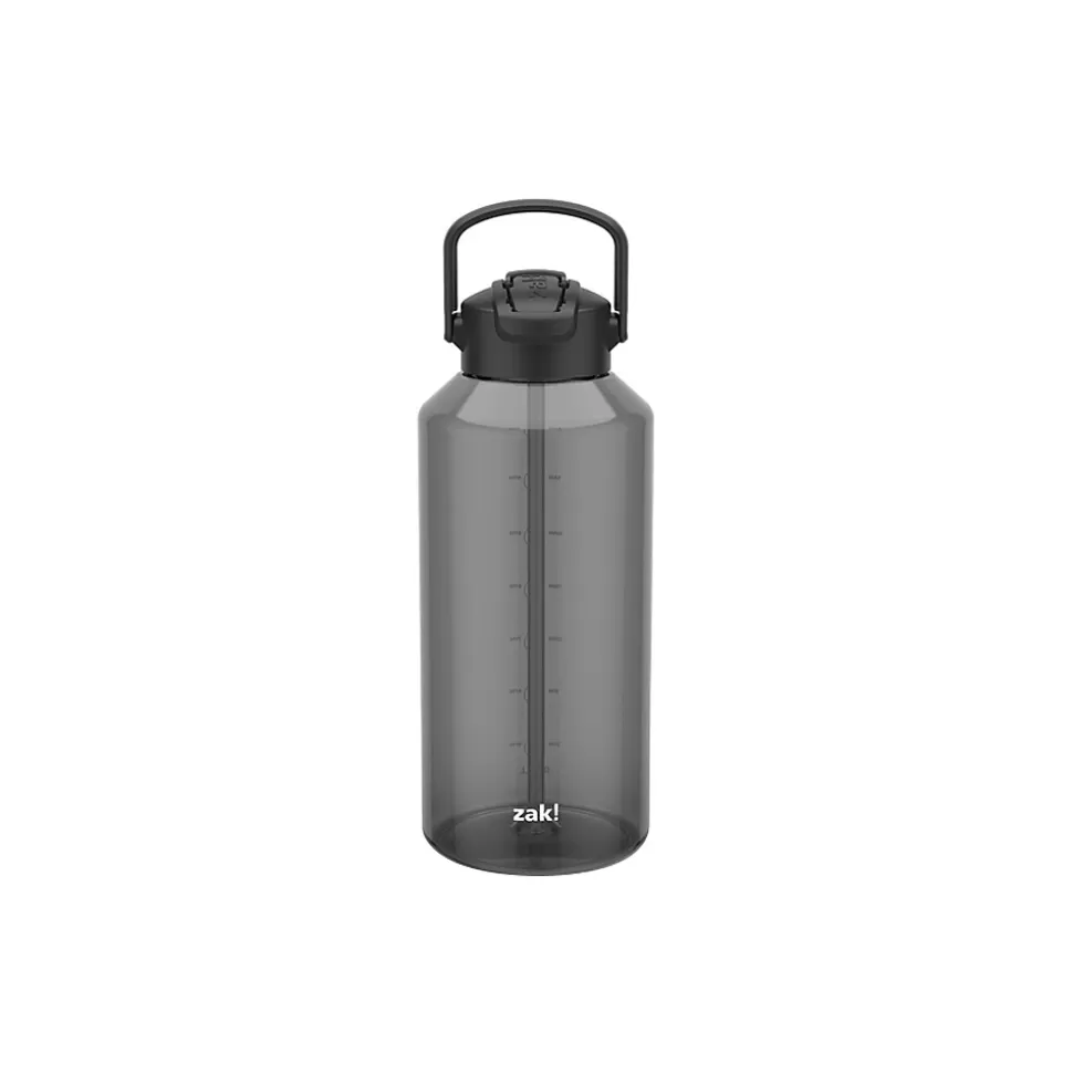 Zak! Liberty Plastic Water Bottle, 64 oz., Ebony (0015-X270) Flash Sale